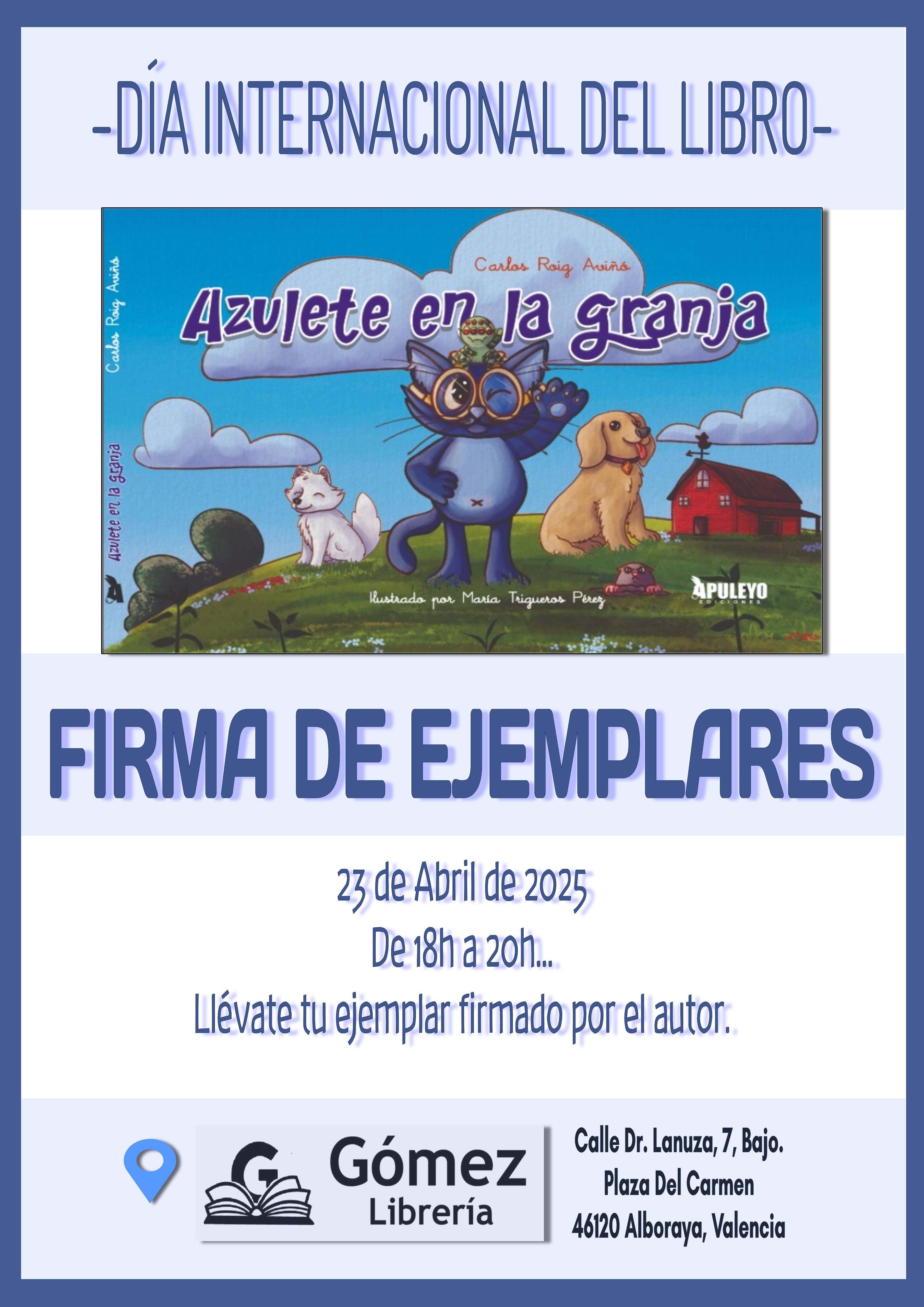 Azulete en la granja